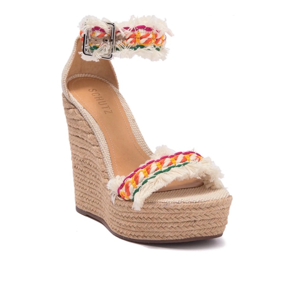 NWOB Schutz Munika Espadrille Wedge
